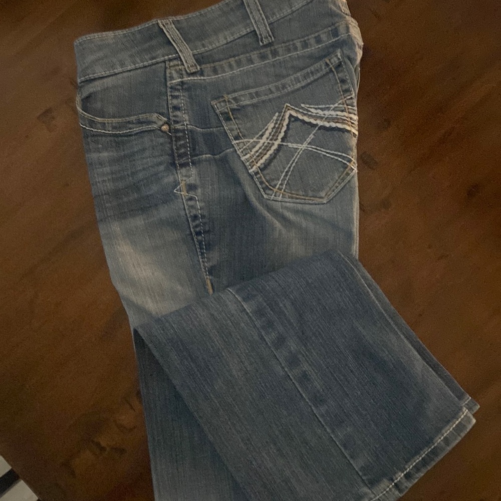 New Ariat REAL Denim 28XL boot cut jeans.